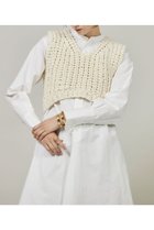 【カレンソロジー/Curensology】のローゲージハンドニットベスト 人気、トレンドファッション・服の通販 founy(ファニー) ファッション Fashion レディースファッション WOMEN トップス・カットソー Tops/Tshirt ニット Knit Tops ベスト/ジレ Gilets/Vests プルオーバー Pullover インナー Inner ハンド Hand ベスト Vest NEW・新作・新着・新入荷 New Arrivals 春 Spring 畦 Ridge thumbnail ホワイト|ID: prp329100004252131 ipo3291000000029512866