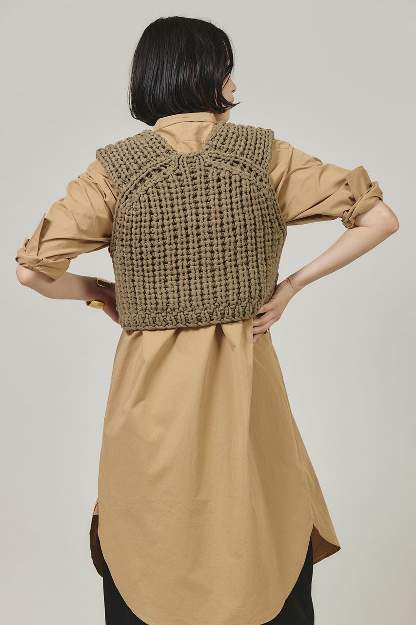 【カレンソロジー/Curensology】のローゲージハンドニットベスト 人気、トレンドファッション・服の通販 founy(ファニー) 　ファッション　Fashion　レディースファッション　Fashion for Women　トップス・カットソー　Cut & Sew Tops　ニット　Knit Tops & Sweaters　ベスト&ジレ / 重ね着スタイル　Vests & Gilets　カジュアルプルオーバー・ニットトップス　Pullovers & Knit Tops / Casual Pullovers　インナー　Innerwear　ハンド　Hand, Handmade　ベスト　Vest, Waistcoat　春　Spring　畦　Ribbed Knit　other-4|ID: prp329100004252131 ipo3291000000032932919