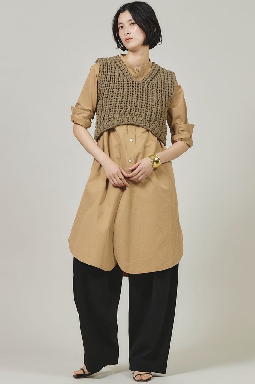 【カレンソロジー/Curensology】のローゲージハンドニットベスト 人気、トレンドファッション・服の通販 founy(ファニー) 　ファッション　Fashion　レディースファッション　Fashion for Women　トップス・カットソー　Cut & Sew Tops　ニット　Knit Tops & Sweaters　ベスト&ジレ / 重ね着スタイル　Vests & Gilets　カジュアルプルオーバー・ニットトップス　Pullovers & Knit Tops / Casual Pullovers　インナー　Innerwear　ハンド　Hand, Handmade　ベスト　Vest, Waistcoat　春　Spring　畦　Ribbed Knit　other-5|ID: prp329100004252131 ipo3291000000032932926