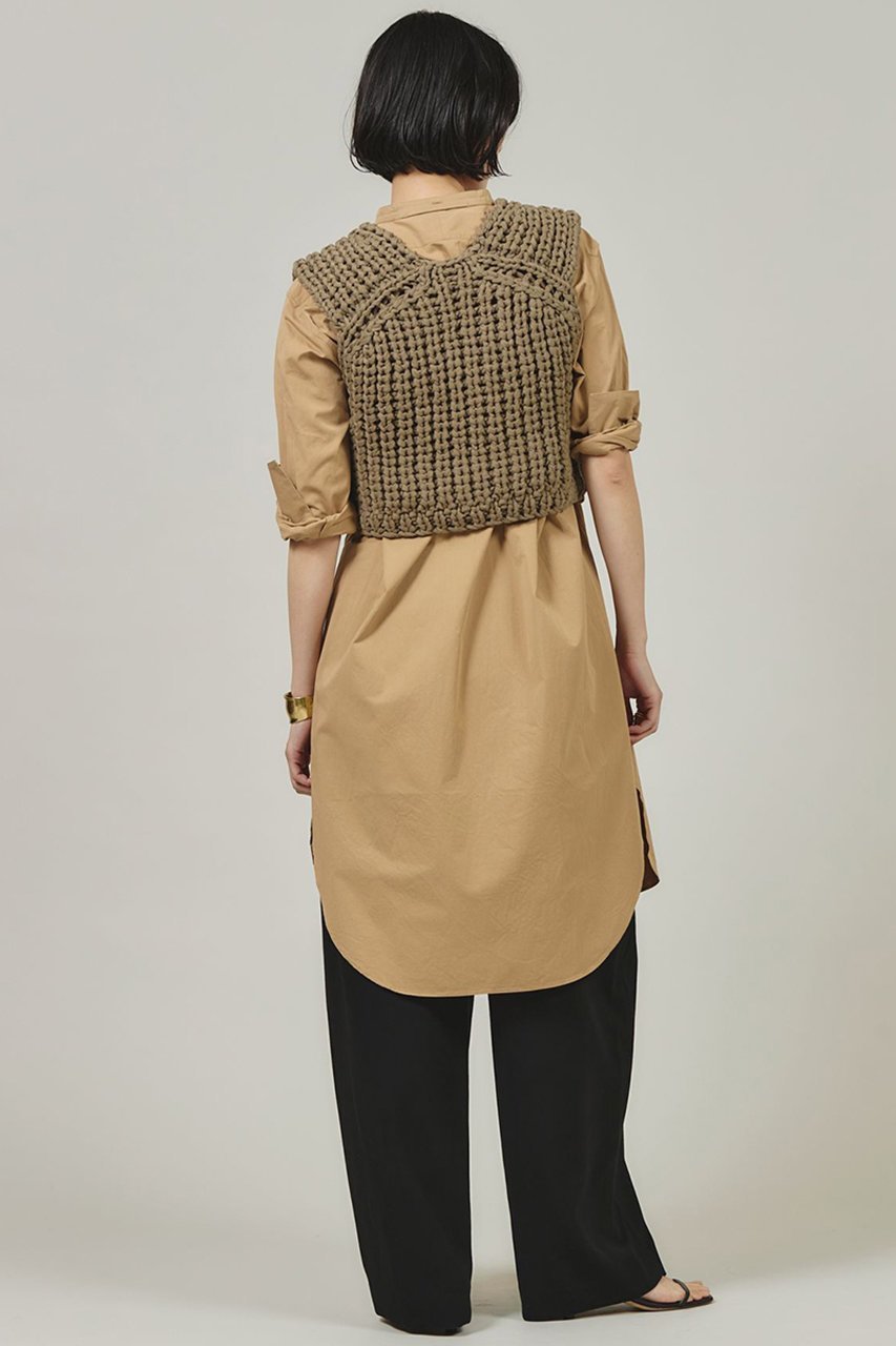 【カレンソロジー/Curensology】のローゲージハンドニットベスト 人気、トレンドファッション・服の通販 founy(ファニー) 　ファッション　Fashion　レディースファッション　Fashion for Women　トップス・カットソー　Cut & Sew Tops　ニット　Knit Tops & Sweaters　ベスト&ジレ / 重ね着スタイル　Vests & Gilets　カジュアルプルオーバー・ニットトップス　Pullovers & Knit Tops / Casual Pullovers　インナー　Innerwear　ハンド　Hand, Handmade　ベスト　Vest, Waistcoat　春　Spring　畦　Ribbed Knit　other-7|ID: prp329100004252131 ipo3291000000032932940