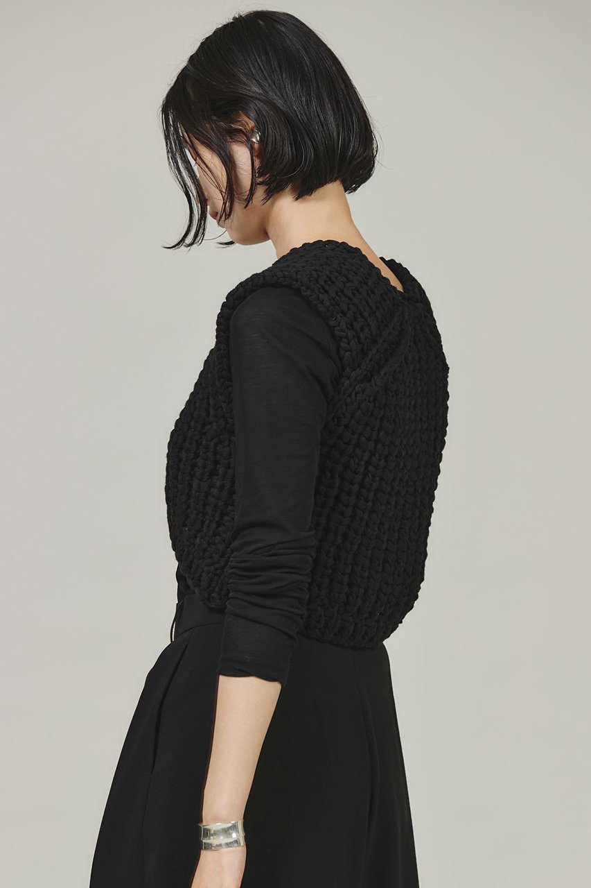 【カレンソロジー/Curensology】のローゲージハンドニットベスト 人気、トレンドファッション・服の通販 founy(ファニー) 　ファッション　Fashion　レディースファッション　Fashion for Women　トップス・カットソー　Cut & Sew Tops　ニット　Knit Tops & Sweaters　ベスト&ジレ / 重ね着スタイル　Vests & Gilets　カジュアルプルオーバー・ニットトップス　Pullovers & Knit Tops / Casual Pullovers　インナー　Innerwear　ハンド　Hand, Handmade　ベスト　Vest, Waistcoat　春　Spring　畦　Ribbed Knit　other-3|ID: prp329100004252131 ipo3291000000033706161