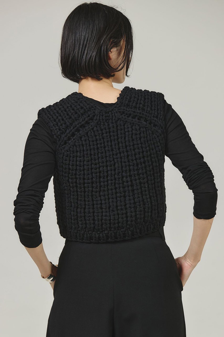 【カレンソロジー/Curensology】のローゲージハンドニットベスト 人気、トレンドファッション・服の通販 founy(ファニー) 　ファッション　Fashion　レディースファッション　Fashion for Women　トップス・カットソー　Cut & Sew Tops　ニット　Knit Tops & Sweaters　ベスト&ジレ / 重ね着スタイル　Vests & Gilets　カジュアルプルオーバー・ニットトップス　Pullovers & Knit Tops / Casual Pullovers　インナー　Innerwear　ハンド　Hand, Handmade　ベスト　Vest, Waistcoat　春　Spring　畦　Ribbed Knit　other-4|ID: prp329100004252131 ipo3291000000036800883