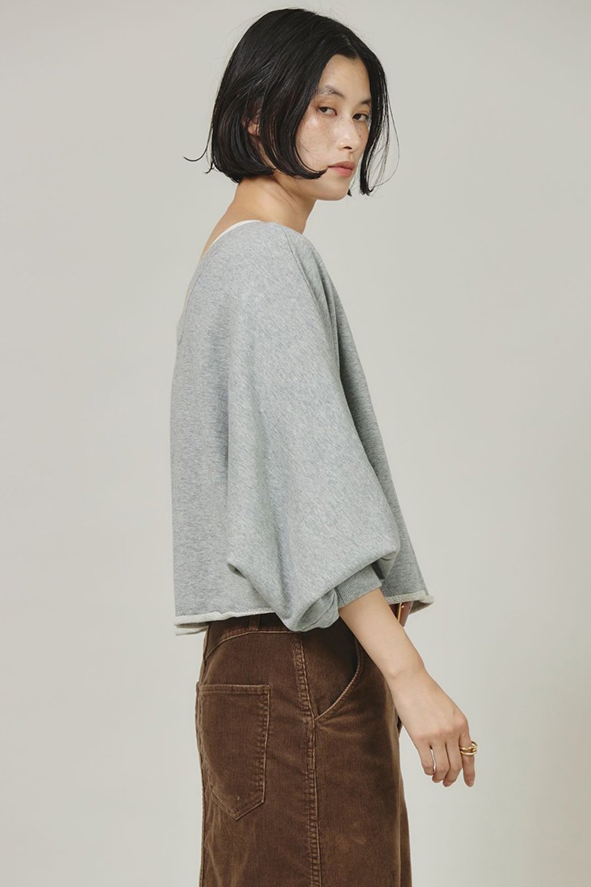 【カレンソロジー/Curensology】の〈&RC〉フレンチテリーショートプルオーバー 人気、トレンドファッション・服の通販 founy(ファニー) 　ファッション　Fashion　レディースファッション　Fashion for Women　トップス・カットソー　Cut & Sew Tops　シャツ・ブラウス・オフィスカジュアル　Elegant Blouses & Button-Ups　ロングTシャツ・Tシャツ　Longline T-Shirts & Tees　カジュアルプルオーバー・ニットトップス　Pullovers & Knit Tops / Casual Pullovers　カットソー・ベーシックTシャツ　Cut-and-Sewn Tops / Stretch Tees & Basics　おすすめ　Recommended / Our Picks　コンパクト　Compact, Small Size　スウェット / スエット　Sweatshirt, Sweatwear　スリーブ　Sleeve, Long Sleeve / Short Sleeve　セットアップ　Set-Up, Coordinated Outfit　バランス　Balance, Style Balance　ロング　Long, Long-Length　日本製　Made In Japan　other-3|ID: prp329100004252132 ipo3291000000033662988