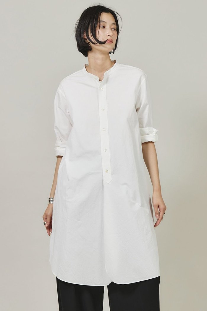 【カレンソロジー/Curensology】の〈&RC〉ワッシャーバンドカラーシャツ インテリア・キッズ・メンズ・レディースファッション・服の通販 founy(ファニー) https://founy.com/ ファッション Fashion レディースファッション Ladies' Fashion Online トップス・カットソー Tops/Tshirt シャツ/ブラウス Shirts/Blouses なめらか Smooth カッティング Cutting カフス Cuffs サテン Satin シンプル Simple スタンド Stand スリーブ Sleeve バランス Balance メンズ Mens リラックス Relax ロング Long 日本製 Made In Japan |ID: prp329100004252133 ipo3291000000032615262