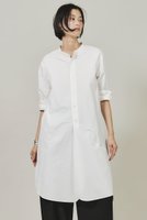 【カレンソロジー/Curensology】の〈&RC〉ワッシャーバンドカラーシャツ 人気、トレンドファッション・服の通販 founy(ファニー) ファッション Fashion レディースファッション Ladies' Fashion Online トップス・カットソー Tops/Tshirt シャツ/ブラウス Shirts/Blouses なめらか Smooth カッティング Cutting カフス Cuffs サテン Satin シンプル Simple スタンド Stand スリーブ Sleeve バランス Balance メンズ Mens リラックス Relax ロング Long 日本製 Made In Japan |ID:prp329100004252133