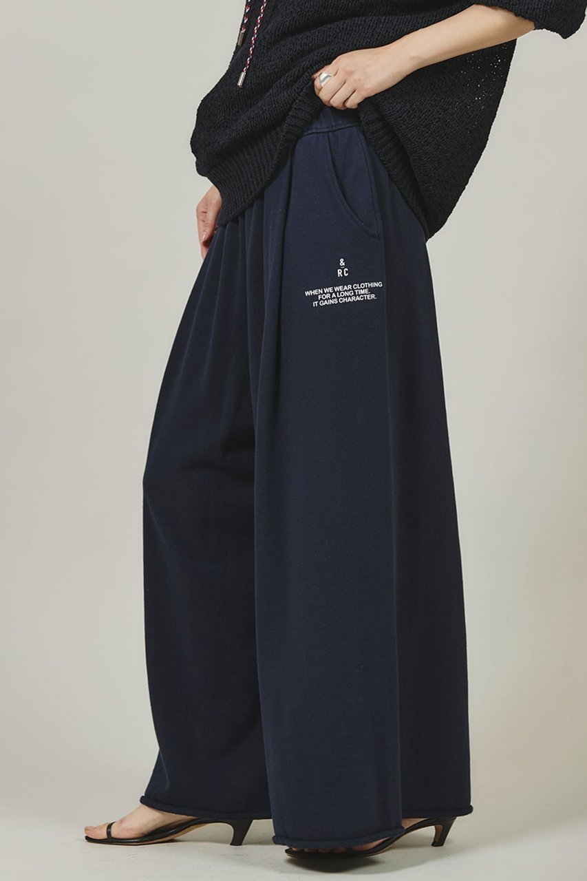 【カレンソロジー/Curensology】の〈&RC〉フレンチテリーワイドパンツ 人気、トレンドファッション・服の通販 founy(ファニー) 　ファッション　Fashion　レディースファッション　Fashion for Women　パンツ　Pants & Trousers　ドローストリング　Drawstring, Pull Cord　フィット　Fit, Slim Fit　プリント　Print, Printed Pattern　ポケット　Pocket, Pocket Detail　ワイド　Wide, Wide Fit　日本製　Made In Japan　other-3|ID: prp329100004252134 ipo3291000000032924764