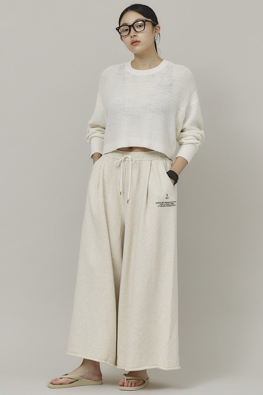 【カレンソロジー/Curensology】の〈&RC〉フレンチテリーワイドパンツ 人気、トレンドファッション・服の通販 founy(ファニー) 　ファッション　Fashion　レディースファッション　Fashion for Women　パンツ　Pants & Trousers　ドローストリング　Drawstring, Pull Cord　フィット　Fit, Slim Fit　プリント　Print, Printed Pattern　ポケット　Pocket, Pocket Detail　ワイド　Wide, Wide Fit　日本製　Made In Japan　other-2|ID: prp329100004252134 ipo3291000000033705814