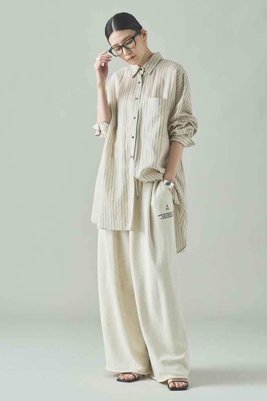 【カレンソロジー/Curensology】の〈&RC〉フレンチテリーワイドパンツ 人気、トレンドファッション・服の通販 founy(ファニー) ファッション Fashion レディースファッション Fashion for Women パンツ Pants & Trousers ドローストリング Drawstring, Pull Cord フィット Fit, Slim Fit プリント Print, Printed Pattern ポケット Pocket, Pocket Detail ワイド Wide, Wide Fit 日本製 Made In Japan other-4|ID: prp329100004252134 ipo3291000000035724739