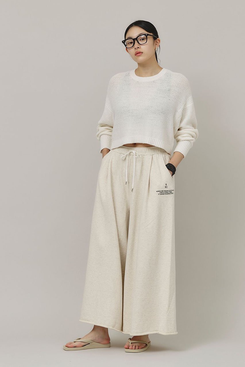 【カレンソロジー/Curensology】の〈&RC〉フレンチテリーワイドパンツ 人気、トレンドファッション・服の通販 founy(ファニー) ファッション Fashion レディースファッション Fashion for Women パンツ Pants & Trousers ドローストリング Drawstring, Pull Cord フィット Fit, Slim Fit プリント Print, Printed Pattern ポケット Pocket, Pocket Detail ワイド Wide, Wide Fit 日本製 Made In Japan other-6|ID: prp329100004252134 ipo3291000000035724741