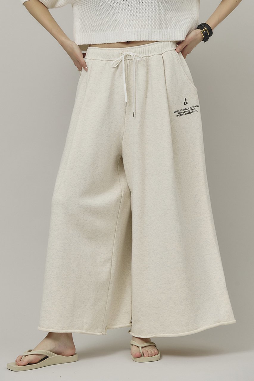 【カレンソロジー/Curensology】の〈&RC〉フレンチテリーワイドパンツ 人気、トレンドファッション・服の通販 founy(ファニー) ファッション Fashion レディースファッション Fashion for Women パンツ Pants & Trousers ドローストリング Drawstring, Pull Cord フィット Fit, Slim Fit プリント Print, Printed Pattern ポケット Pocket, Pocket Detail ワイド Wide, Wide Fit 日本製 Made In Japan other-8|ID: prp329100004252134 ipo3291000000035724744