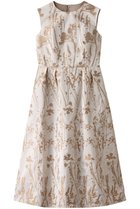 【アナイ/ANAYI】のシルエットフラワージャガードタック ワンピース 人気、トレンドファッション・服の通販 founy(ファニー) ファッション Fashion レディースファッション Fashion for Women ワンピース Dresses チュニック Tunic Tops & Dresses ジャカード／ジャガード Jacquard, Woven Pattern チュニック Tunic, Long Top フィット Fit, Slim Fit フラワー Flower, Floral ロング Long, Long-Length エレガント 上品 Elegant 再入荷 Restock / Back in Stock thumbnail ベージュ|ID: prp329100004252136 ipo3291000000035052678