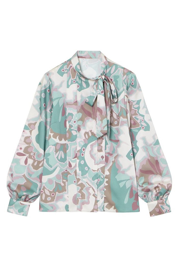 【アナイ/ANAYI】のアートフラワープリントサイドボウタイ ブラウス インテリア・キッズ・メンズ・レディースファッション・服の通販 founy(ファニー) https://founy.com/ ファッション Fashion レディースファッション Fashion for Women トップス・カットソー Cut & Sew Tops シャツ・ブラウス・オフィスカジュアル Elegant Blouses & Button-Ups 花柄・フラワープリント・モチーフ Floral Prints & Motifs / Flower Pattern Tops おすすめ Recommended / Our Picks シンプル Simple, Minimal スリーブ Sleeve, Long Sleeve / Short Sleeve セットアップ Set-Up, Coordinated Outfit プリント Print, Printed Pattern ボトム Bottoms, Lower Wear ミックス Mix, Mixed Style ロング Long, Long-Length エレガント 上品 Elegant |ID: prp329100004252138 ipo3291000000035052683