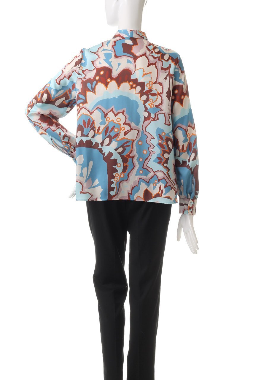 【アナイ/ANAYI】のアートフラワープリントサイドボウタイ ブラウス 人気、トレンドファッション・服の通販 founy(ファニー) 　ファッション　Fashion　レディースファッション　Fashion for Women　トップス・カットソー　Cut & Sew Tops　シャツ・ブラウス・オフィスカジュアル　Elegant Blouses & Button-Ups　花柄・フラワープリント・モチーフ　Floral Prints & Motifs / Flower Pattern Tops　おすすめ　Recommended / Our Picks　シンプル　Simple, Minimal　スリーブ　Sleeve, Long Sleeve / Short Sleeve　セットアップ　Set-Up, Coordinated Outfit　プリント　Print, Printed Pattern　ボトム　Bottoms, Lower Wear　ミックス　Mix, Mixed Style　ロング　Long, Long-Length　エレガント 上品　Elegant　再入荷　Restock / Back in Stock　other-4|ID: prp329100004252138 ipo3291000000035052688