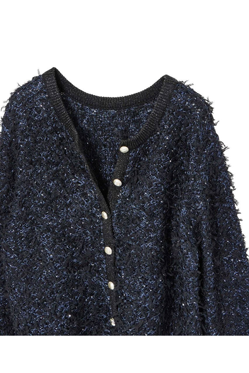 【アナイ/ANAYI】のスパンコールツイーディ カーディガン 人気、トレンドファッション・服の通販 founy(ファニー) 　ファッション　Fashion　レディースファッション　Fashion for Women　トップス・カットソー　Cut & Sew Tops　ニット　Knit Tops & Sweaters　カーディガン・羽織り　Layered Style Cardigans　カラフル　Colorful Design　カーディガン　Cardigan, Knitwear　コンパクト　Compact, Small Size　ジャケット　Jacket, Outerwear　スパンコール　Sequins, Sequin Embellishment　ツイード　Twill, Twill Weave　パール　Pearl, Pearl Accent　フロント　Front, Front Design　other-3|ID: prp329100004252139 ipo3291000000033705549