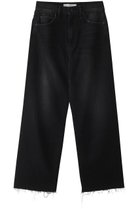 【マザー/MOTHER】のTHE SPITFIRE ANKLE FRAY ワイドストレートデニム(BKG) ブラック|ID: prp329100004252142 ipo3291000000032731781