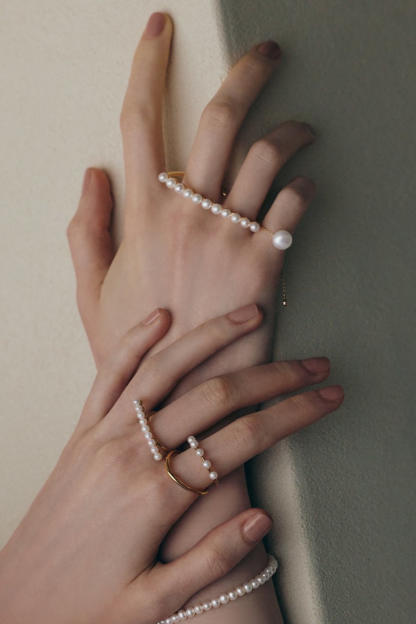 【プラス ヴァンドーム/Plus Vendome】のPEARL リング 人気、トレンドファッション・服の通販 founy(ファニー) 　ファッション　Fashion　レディースファッション　Fashion for Women　イエロー　Yellow　コーティング　Coating, Coated Finish　パール　Pearl, Pearl Accent　other-2|ID: prp329100004254052 ipo3291000000031376620