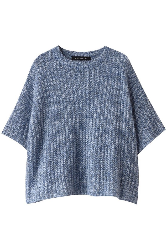 【ミズイロ インド/mizuiro ind】のhairy wide P/O プルオーバー インテリア・キッズ・メンズ・レディースファッション・服の通販 founy(ファニー) https://founy.com/ ファッション Fashion レディースファッション Fashion for Women トップス・カットソー Cut & Sew Tops ニット Knit Tops & Sweaters カジュアルプルオーバー・ニットトップス Pullovers & Knit Tops / Casual Pullovers シアー Sheer, See-Through ドレープ Drape, Draping Fabric ワイド Wide, Wide Fit エレガント 上品 Elegant 冬 Winter / This Winter A/W・秋冬 Autumn/Winter |ID: prp329100004254854 ipo3291000000032964352