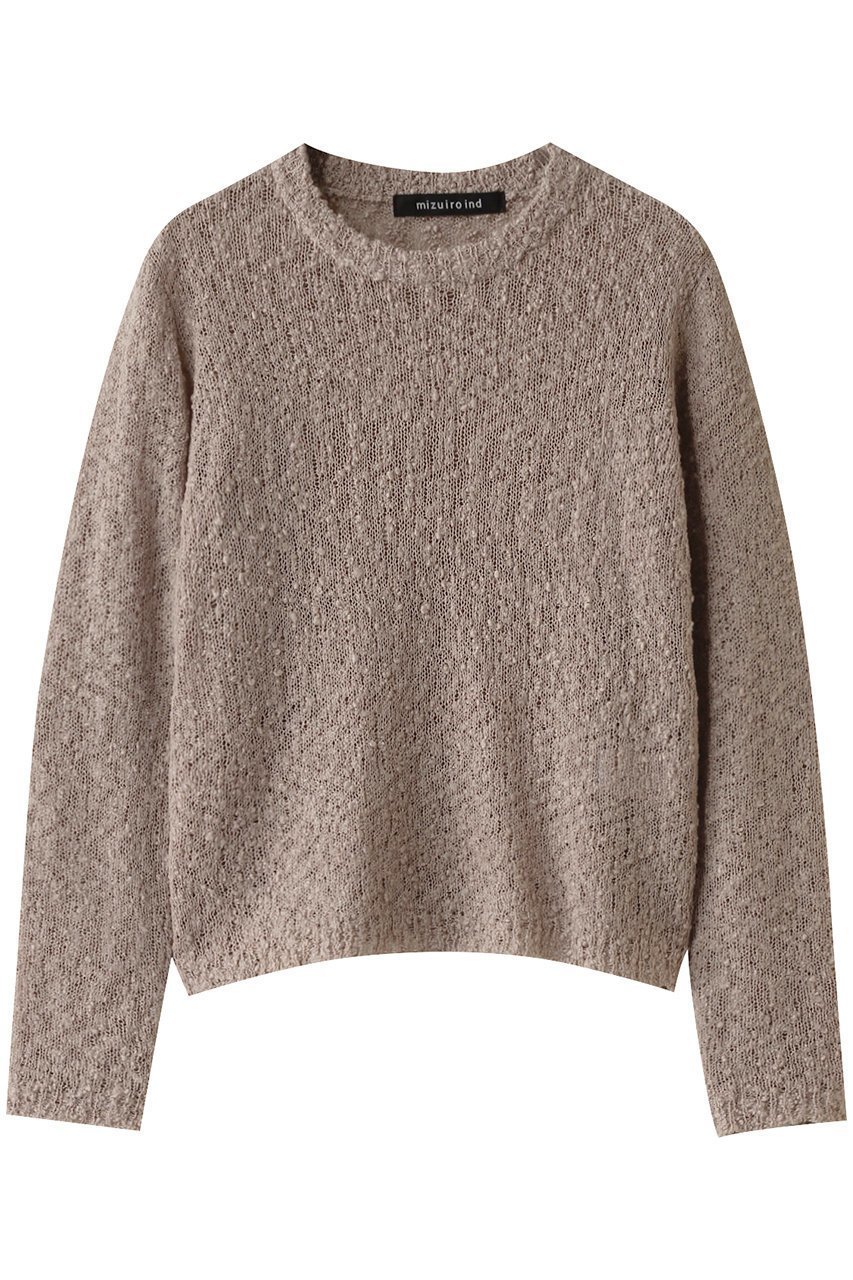 【ミズイロ インド/mizuiro ind】のslub yarn crew neck P/O プルオーバー 人気、トレンドファッション・服の通販 founy(ファニー) 　ファッション　Fashion　レディースファッション　WOMEN　トップス・カットソー　Tops/Tshirt　ニット　Knit Tops　プルオーバー　Pullover　ボトム　Bottom　マキシ　Maxi　マニッシュ　Mannish　NEW・新作・新着・新入荷　New Arrivals　 other-1|ID: prp329100004254860 ipo3291000000029545288