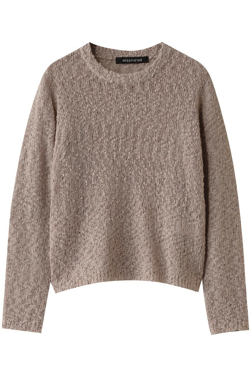 【ミズイロ インド/mizuiro ind】のslub yarn crew neck P/O プルオーバー 人気、トレンドファッション・服の通販 founy(ファニー) 　ファッション　Fashion　レディースファッション　Fashion for Women　トップス・カットソー　Cut & Sew Tops　ニット　Knit Tops & Sweaters　カジュアルプルオーバー・ニットトップス　Pullovers & Knit Tops / Casual Pullovers　ボトム　Bottoms, Lower Wear　マキシ　Maxi, Full Length　マニッシュ　Mannish, Boyish　 other-1|ID: prp329100004254860 ipo3291000000032963844
