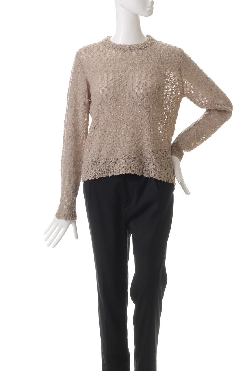 【ミズイロ インド/mizuiro ind】のslub yarn crew neck P/O プルオーバー 人気、トレンドファッション・服の通販 founy(ファニー) 　ファッション　Fashion　レディースファッション　Fashion for Women　トップス・カットソー　Cut & Sew Tops　ニット　Knit Tops & Sweaters　カジュアルプルオーバー・ニットトップス　Pullovers & Knit Tops / Casual Pullovers　ボトム　Bottoms, Lower Wear　マキシ　Maxi, Full Length　マニッシュ　Mannish, Boyish　other-2|ID: prp329100004254860 ipo3291000000032963862