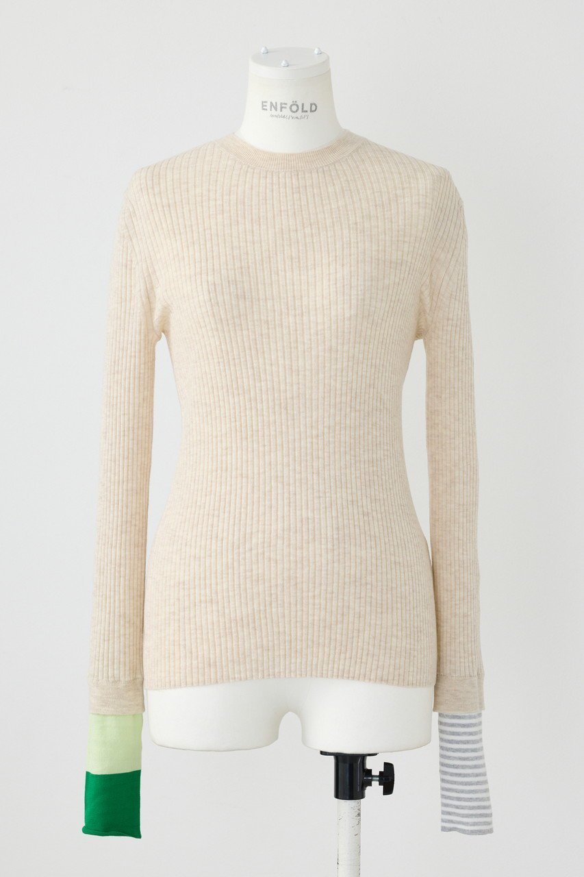 【エンフォルド/ENFOLD】のRIB P.O/プルオーバー 人気、トレンドファッション・服の通販 founy(ファニー) 　ファッション　Fashion　レディースファッション　Fashion for Women　トップス・カットソー　Cut & Sew Tops　ニット　Knit Tops & Sweaters　カジュアルプルオーバー・ニットトップス　Pullovers & Knit Tops / Casual Pullovers　インナー　Innerwear　コンパクト　Compact, Small Size　定番　Standard, Basic Item　 other-1|ID: prp329100004255597 ipo3291000000035372031