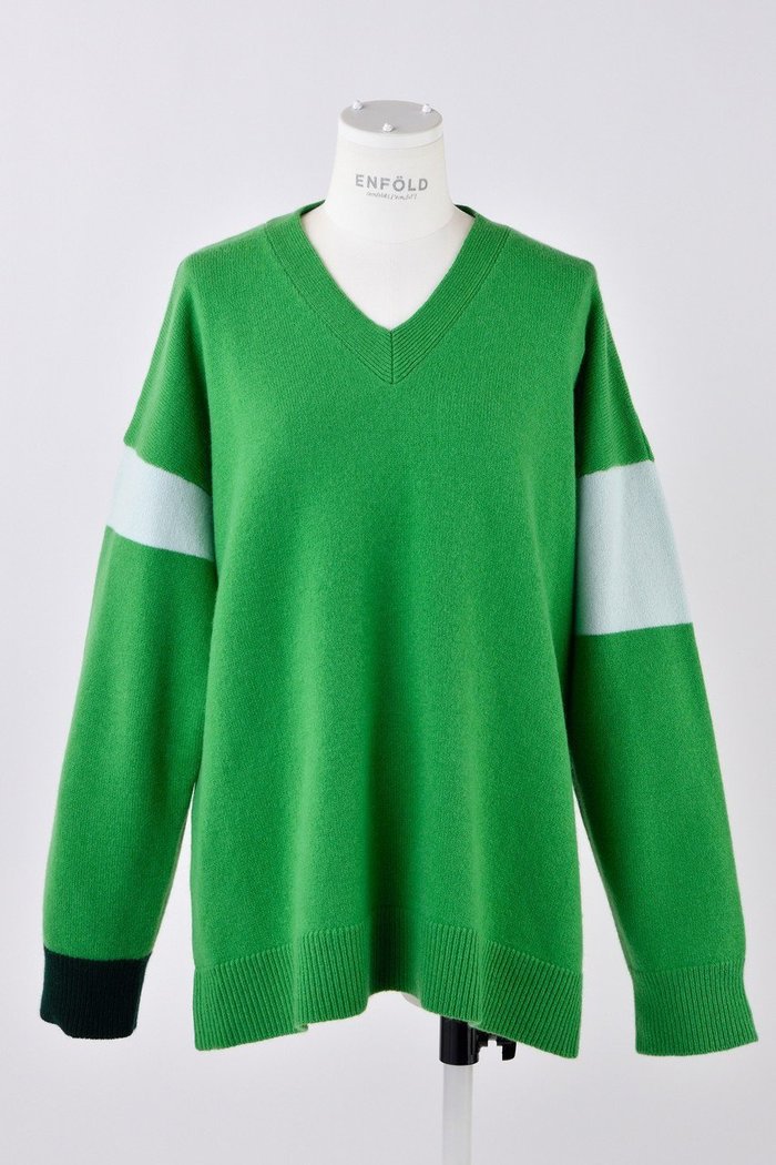 【エンフォルド/ENFOLD】のVネックカラーブロックP.O/プルオーバー インテリア・キッズ・メンズ・レディースファッション・服の通販 founy(ファニー) https://founy.com/ ファッション Fashion レディースファッション Fashion for Women トップス・カットソー Cut & Sew Tops ニット Knit Tops & Sweaters カジュアルプルオーバー・ニットトップス Pullovers & Knit Tops / Casual Pullovers Vネックトップス V-Neck Tops / V-Cut Neckline Shirts ブロック Block, Solid Block Pattern エレガント 上品 Elegant |ID: prp329100004255602 ipo3291000000036530886