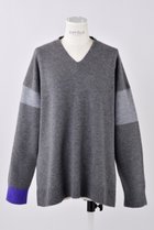 【エンフォルド/ENFOLD】のVネックカラーブロックP.O/プルオーバー 人気、トレンドファッション・服の通販 founy(ファニー) ファッション Fashion レディースファッション Fashion for Women トップス・カットソー Cut & Sew Tops ニット Knit Tops & Sweaters カジュアルプルオーバー・ニットトップス Pullovers & Knit Tops / Casual Pullovers Vネックトップス V-Neck Tops / V-Cut Neckline Shirts ブロック Block, Solid Block Pattern エレガント 上品 Elegant thumbnail チャコールグレー|ID: prp329100004255602 ipo3291000000036530889