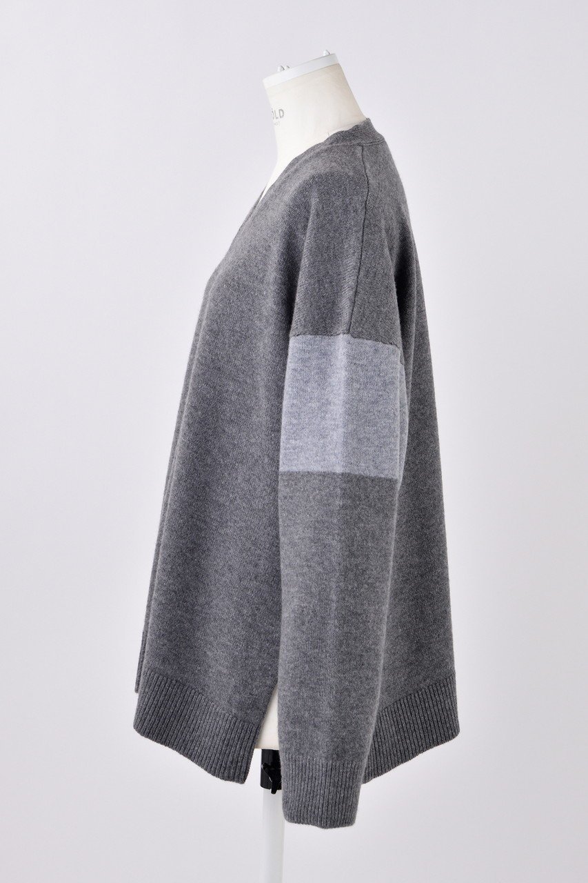 【エンフォルド/ENFOLD】のVネックカラーブロックP.O/プルオーバー 人気、トレンドファッション・服の通販 founy(ファニー) 　ファッション　Fashion　レディースファッション　Fashion for Women　トップス・カットソー　Cut & Sew Tops　ニット　Knit Tops & Sweaters　カジュアルプルオーバー・ニットトップス　Pullovers & Knit Tops / Casual Pullovers　Vネックトップス　V-Neck Tops / V-Cut Neckline Shirts　ブロック　Block, Solid Block Pattern　エレガント 上品　Elegant　other-2|ID: prp329100004255602 ipo3291000000036530890