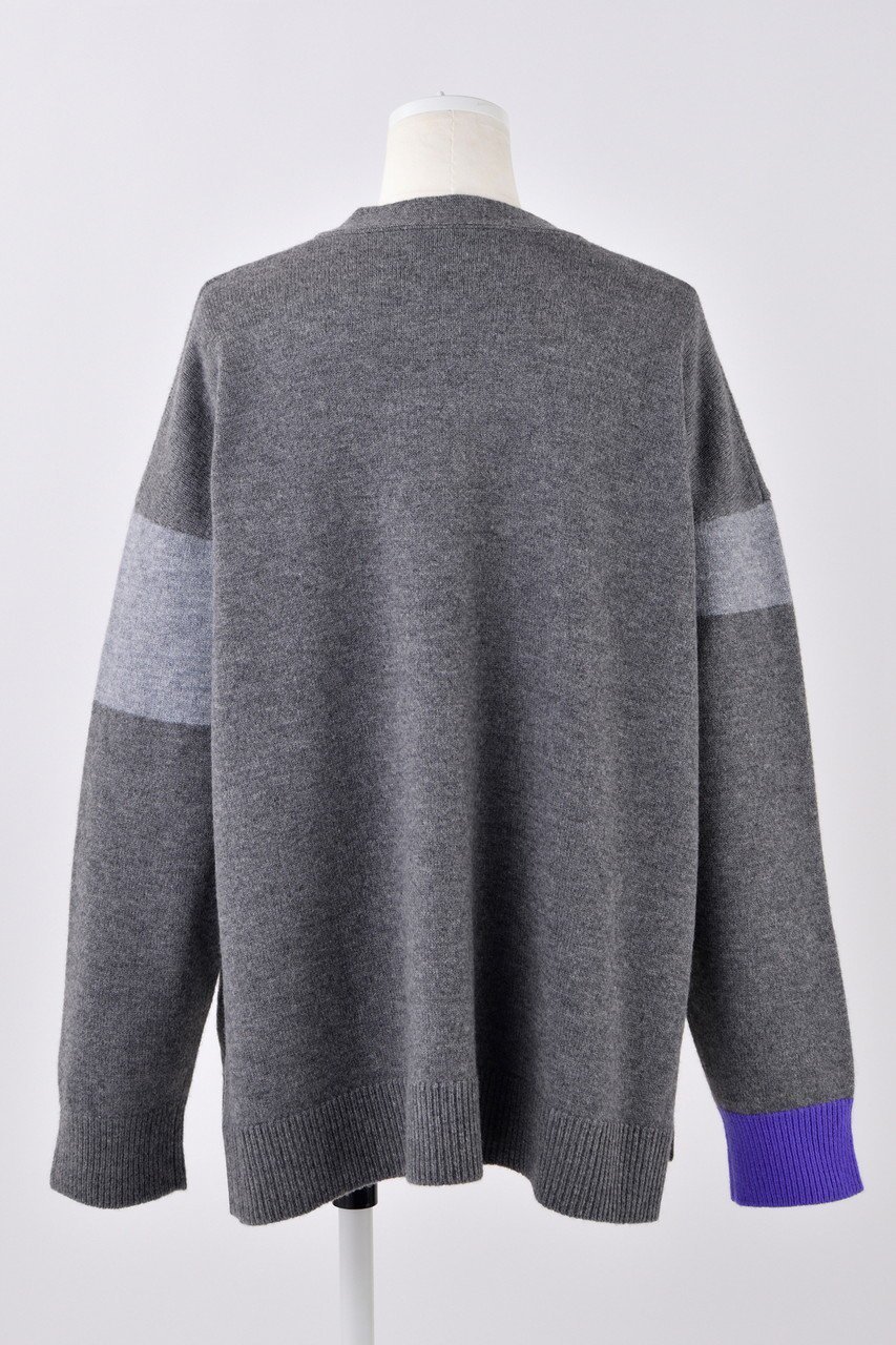 【エンフォルド/ENFOLD】のVネックカラーブロックP.O/プルオーバー 人気、トレンドファッション・服の通販 founy(ファニー) 　ファッション　Fashion　レディースファッション　Fashion for Women　トップス・カットソー　Cut & Sew Tops　ニット　Knit Tops & Sweaters　カジュアルプルオーバー・ニットトップス　Pullovers & Knit Tops / Casual Pullovers　Vネックトップス　V-Neck Tops / V-Cut Neckline Shirts　ブロック　Block, Solid Block Pattern　エレガント 上品　Elegant　other-3|ID: prp329100004255602 ipo3291000000036530891