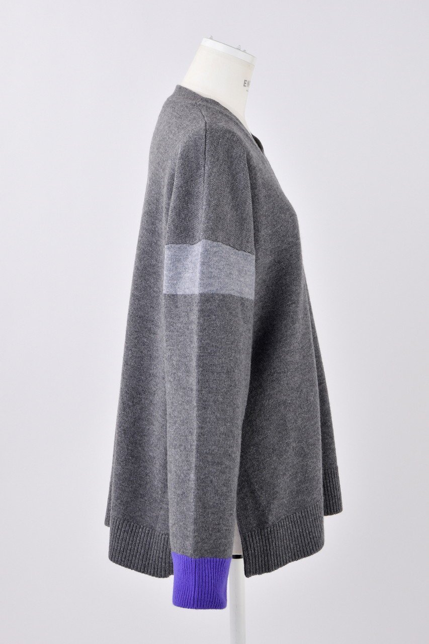 【エンフォルド/ENFOLD】のVネックカラーブロックP.O/プルオーバー 人気、トレンドファッション・服の通販 founy(ファニー) 　ファッション　Fashion　レディースファッション　Fashion for Women　トップス・カットソー　Cut & Sew Tops　ニット　Knit Tops & Sweaters　カジュアルプルオーバー・ニットトップス　Pullovers & Knit Tops / Casual Pullovers　Vネックトップス　V-Neck Tops / V-Cut Neckline Shirts　ブロック　Block, Solid Block Pattern　エレガント 上品　Elegant　other-4|ID: prp329100004255602 ipo3291000000036530892