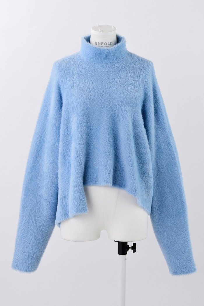 【エンフォルド/ENFOLD】のフェザーP.O/プルオーバー インテリア・キッズ・メンズ・レディースファッション・服の通販 founy(ファニー) https://founy.com/ ファッション Fashion レディースファッション Fashion for Women トップス・カットソー Cut & Sew Tops ニット Knit Tops & Sweaters カジュアルプルオーバー・ニットトップス Pullovers & Knit Tops / Casual Pullovers おすすめ Recommended / Our Picks カットソー Cut and Sewn Top バランス Balance, Style Balance フェザー Feather, Feather Detail ワイド Wide, Wide Fit |ID: prp329100004255603 ipo3291000000036224193