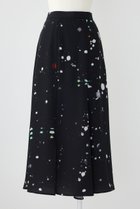 【エンフォルド/ENFOLD】のTOKYO SNOWINGランダムスリット SK/スカート 人気、トレンドファッション・服の通販 founy(ファニー) ファッション Fashion レディースファッション Fashion for Women スカート Skirts ロングスカート Long Skirts / Maxi & Midi Skirts クリスマス X'mas Christmas / X'mas スリット Slit, Slit Detail ツイル Twist, Twisted Detail プリント Print, Printed Pattern ランダム Random, Irregular リラックス Relax, Relaxed Fit ロング Long, Long-Length thumbnail ブラック|ID: prp329100004255605 ipo3291000000036543759