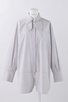 【エンフォルド/ENFOLD】のライトストライプ TWIN SH/シャツ ライトグレー|ID: prp329100004255607 ipo3291000000035823104