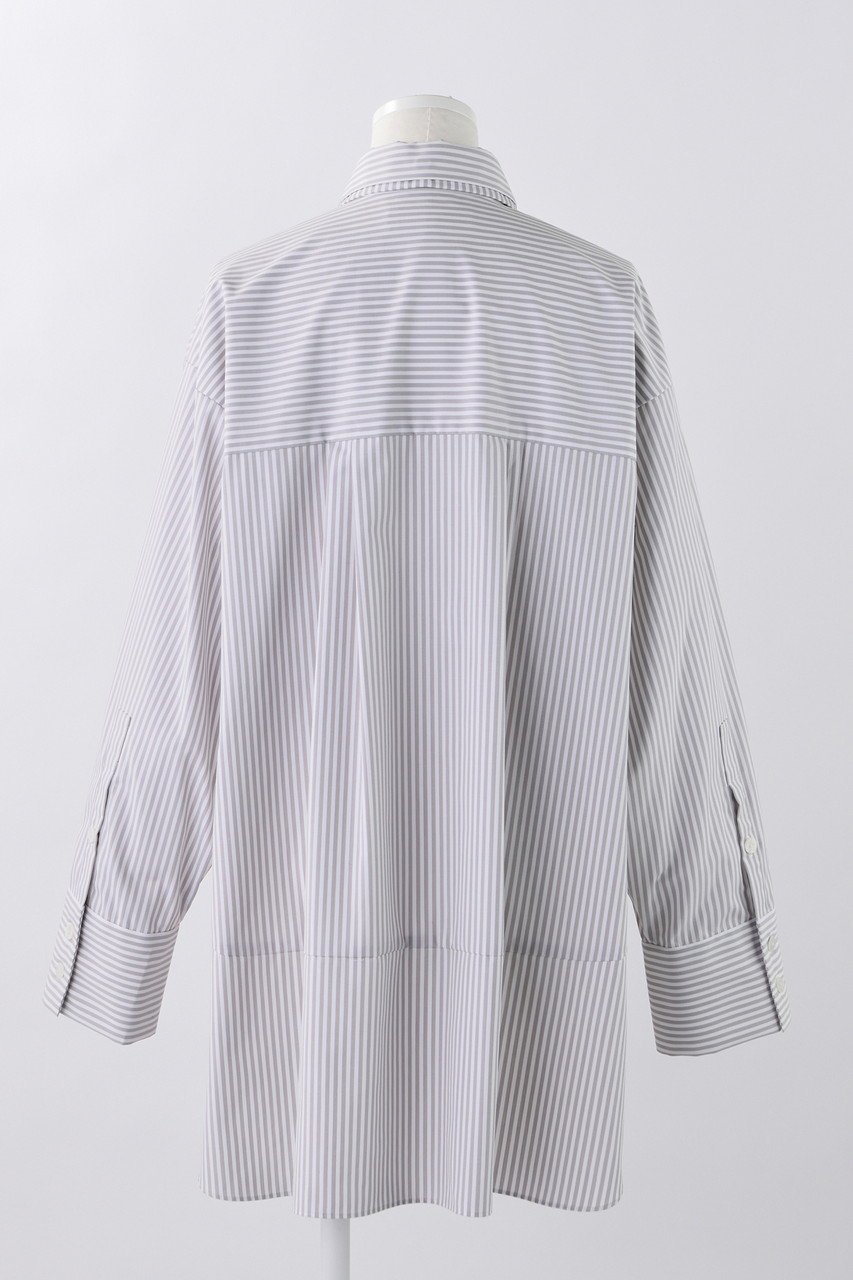 【エンフォルド/ENFOLD】のライトストライプ TWIN SH/シャツ 人気、トレンドファッション・服の通販 founy(ファニー) 　ファッション　Fashion　レディースファッション　Fashion for Women　トップス・カットソー　Cut & Sew Tops　シャツ・ブラウス・オフィスカジュアル　Elegant Blouses & Button-Ups　ストライプ　Stripe, Striped Pattern　スリーブ　Sleeve, Long Sleeve / Short Sleeve　メンズ　Men's, Menswear　ロング　Long, Long-Length　other-3|ID: prp329100004255607 ipo3291000000035823106