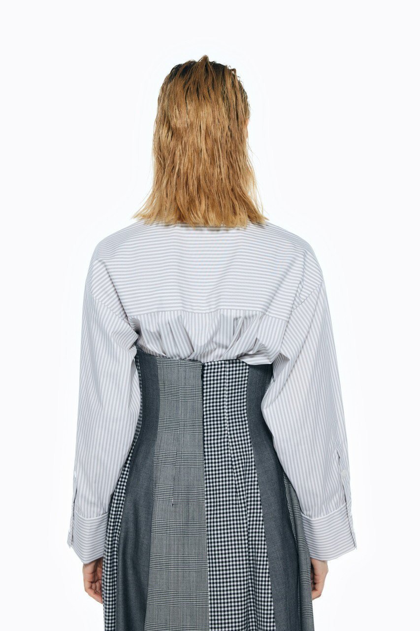 【エンフォルド/ENFOLD】のライトストライプ TWIN SH/シャツ 人気、トレンドファッション・服の通販 founy(ファニー) 　ファッション　Fashion　レディースファッション　Fashion for Women　トップス・カットソー　Cut & Sew Tops　シャツ・ブラウス・オフィスカジュアル　Elegant Blouses & Button-Ups　ストライプ　Stripe, Striped Pattern　スリーブ　Sleeve, Long Sleeve / Short Sleeve　メンズ　Men's, Menswear　ロング　Long, Long-Length　other-7|ID: prp329100004255607 ipo3291000000035823110