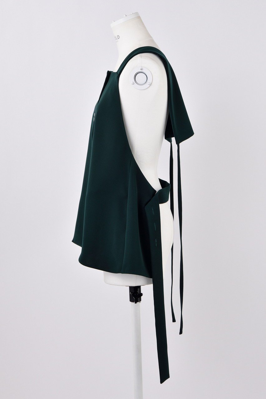 【エンフォルド/ENFOLD】のPEツイル 2Wayホルターベスト 人気、トレンドファッション・服の通販 founy(ファニー) 　ファッション　Fashion　レディースファッション　Fashion for Women　アウター　Coat / Outerwear Collection　レディースジャケット・軽アウター　Jackets　インナー　Innerwear　ジャケット　Jacket, Outerwear　ツイル　Twist, Twisted Detail　フィット　Fit, Slim Fit　ベスト　Vest, Waistcoat　other-2|ID: prp329100004255609 ipo3291000000032933899