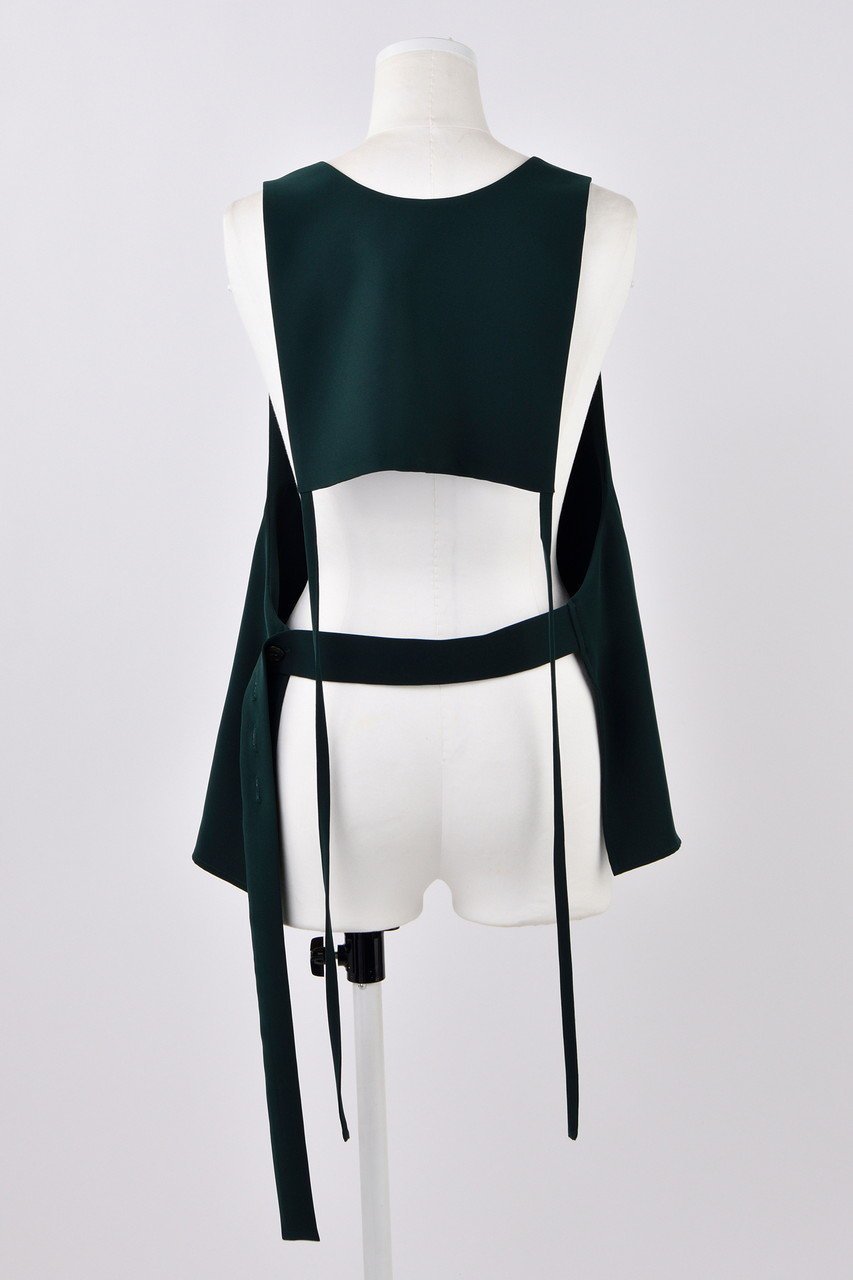 【エンフォルド/ENFOLD】のPEツイル 2Wayホルターベスト 人気、トレンドファッション・服の通販 founy(ファニー) 　ファッション　Fashion　レディースファッション　Fashion for Women　アウター　Coat / Outerwear Collection　レディースジャケット・軽アウター　Jackets　インナー　Innerwear　ジャケット　Jacket, Outerwear　ツイル　Twist, Twisted Detail　フィット　Fit, Slim Fit　ベスト　Vest, Waistcoat　other-3|ID: prp329100004255609 ipo3291000000032933906