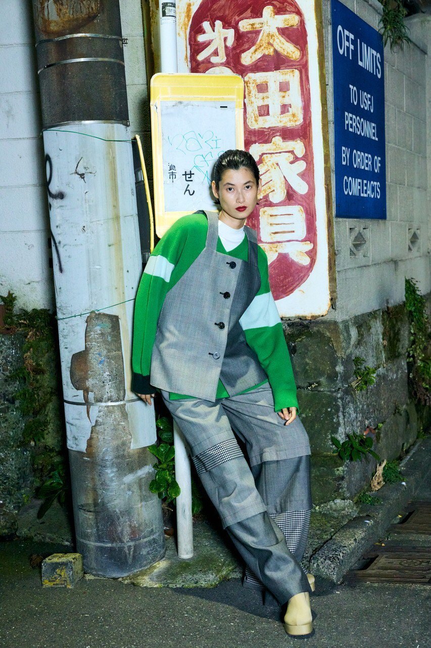 【エンフォルド/ENFOLD】のモノトーンチェック 2Wayホルターベスト 人気、トレンドファッション・服の通販 founy(ファニー) 　ファッション　Fashion　レディースファッション　Fashion for Women　アウター　Coat / Outerwear Collection　レディースジャケット・軽アウター　Jackets　インナー　Innerwear　ジャケット　Jacket, Outerwear　チェック　Check, Plaid, Tartan　フィット　Fit, Slim Fit　ベスト　Vest, Waistcoat　モノトーン　Monotone, Black and White　other-6|ID: prp329100004255613 ipo3291000000035720715