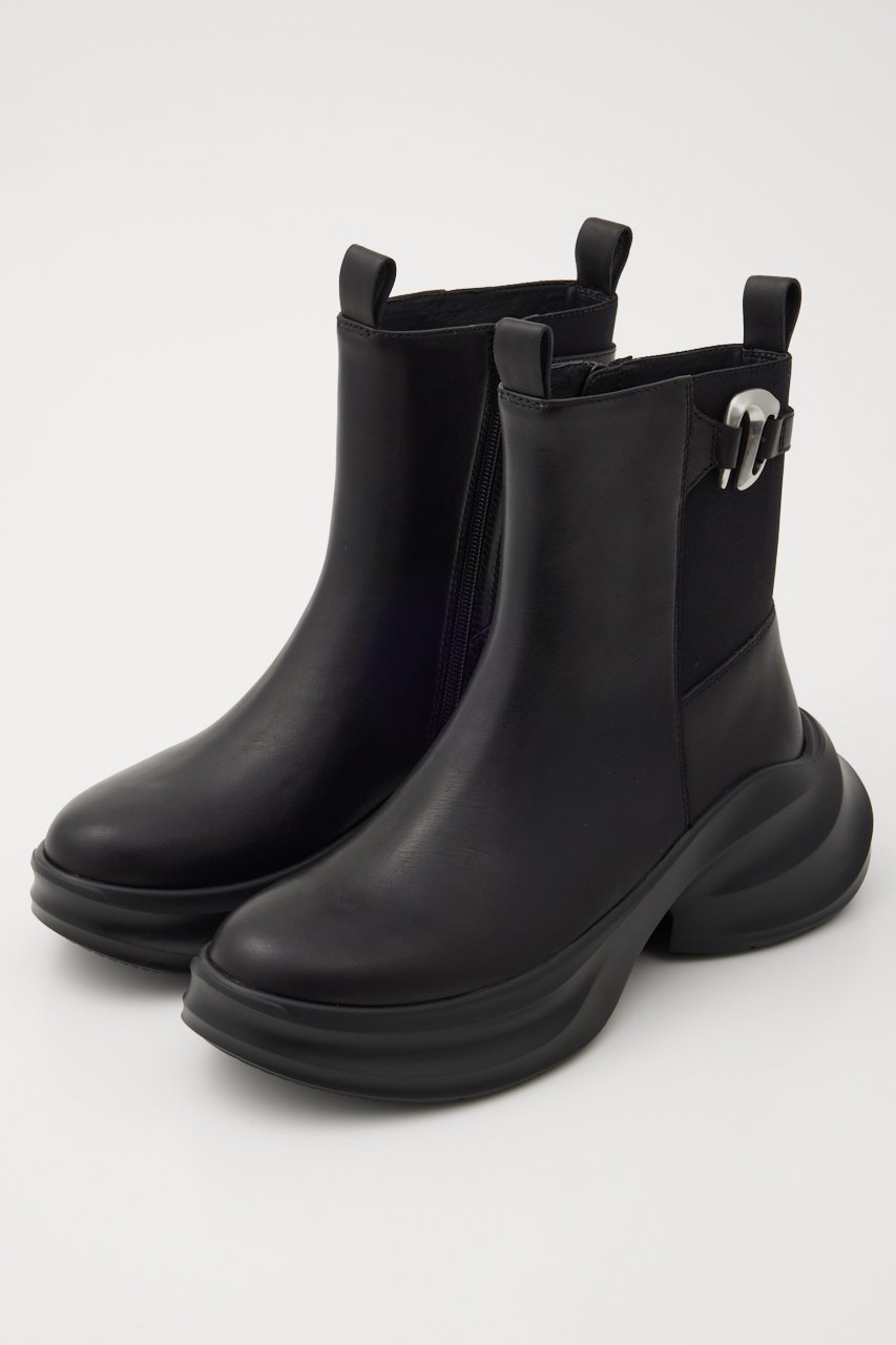 【スタッカート/STACCATO】の【STACCATO×HELIOT EMIL】 Chelsea Boots/ブーツ 人気、トレンドファッション・服の通販 founy(ファニー) 　ファッション　Fashion　レディースファッション　Fashion for Women　コンビ　Combo, Combination Style　ショート　Short, Short Length　シルバー　Silver, Metallic Silver　チャーム　Charm, Pendant　ドッキング　Docking, Mixed Material　ラバー　Rubber, Rubber Sole　人気　Popular, Best Seller　other-2|ID: prp329100004255618 ipo3291000000035614840