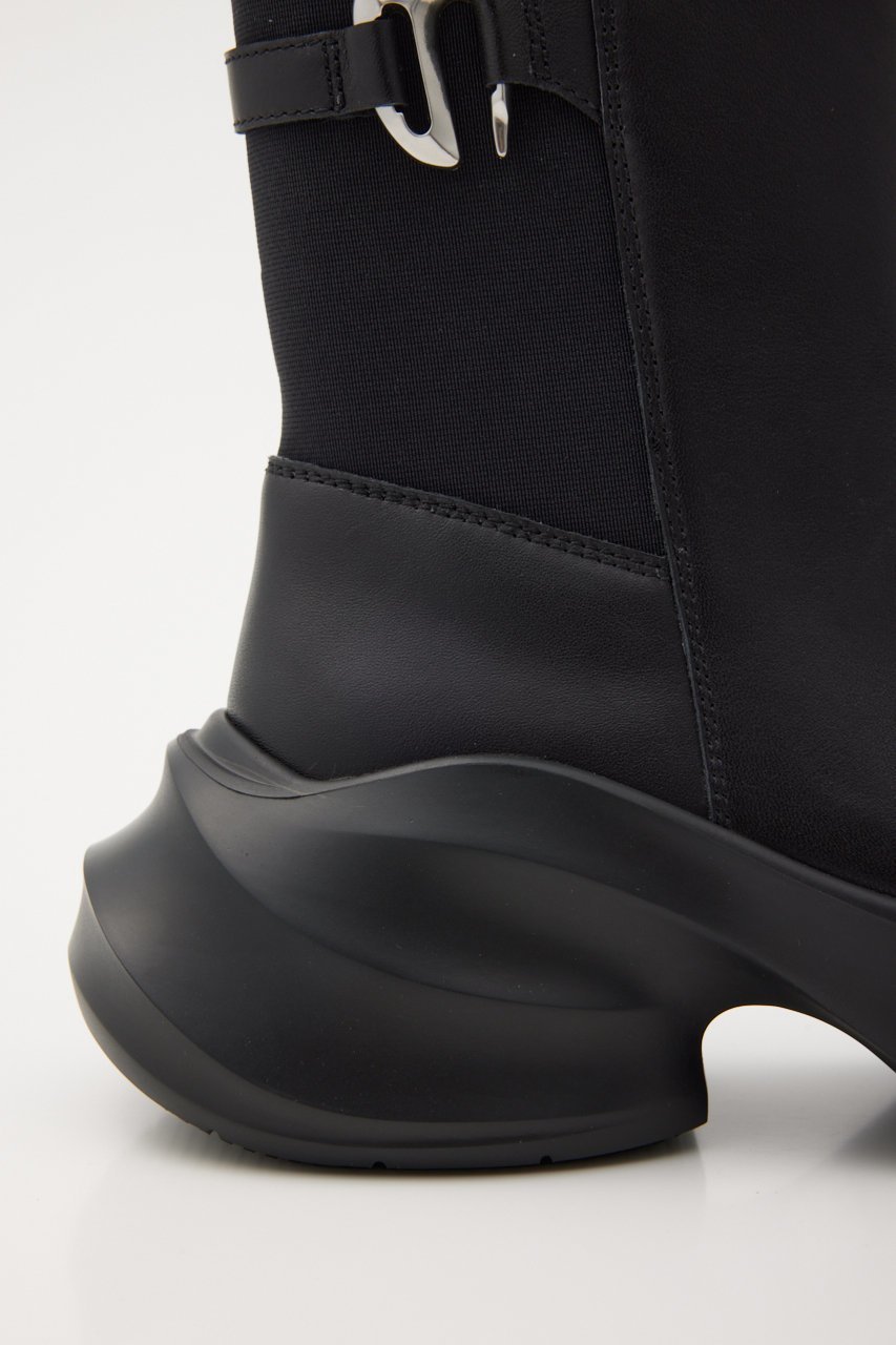 【スタッカート/STACCATO】の【STACCATO×HELIOT EMIL】 Chelsea Boots/ブーツ 人気、トレンドファッション・服の通販 founy(ファニー) 　ファッション　Fashion　レディースファッション　Fashion for Women　コンビ　Combo, Combination Style　ショート　Short, Short Length　シルバー　Silver, Metallic Silver　チャーム　Charm, Pendant　ドッキング　Docking, Mixed Material　ラバー　Rubber, Rubber Sole　人気　Popular, Best Seller　other-6|ID: prp329100004255618 ipo3291000000035614846