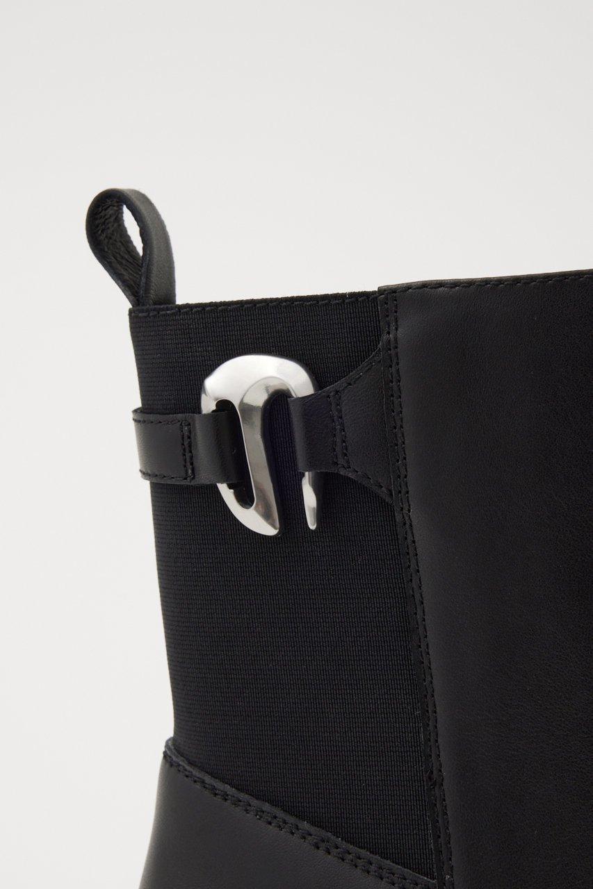 【スタッカート/STACCATO】の【STACCATO×HELIOT EMIL】 Chelsea Boots/ブーツ 人気、トレンドファッション・服の通販 founy(ファニー) 　ファッション　Fashion　レディースファッション　Fashion for Women　コンビ　Combo, Combination Style　ショート　Short, Short Length　シルバー　Silver, Metallic Silver　チャーム　Charm, Pendant　ドッキング　Docking, Mixed Material　ラバー　Rubber, Rubber Sole　人気　Popular, Best Seller　other-7|ID: prp329100004255618 ipo3291000000035614847