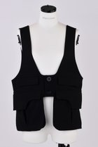 【ナゴンスタンス/nagonstans】の【12/4 12:00販売開始】ソフトウォームクロス Pocket vest/ベスト Black|ID:prp329100004255633