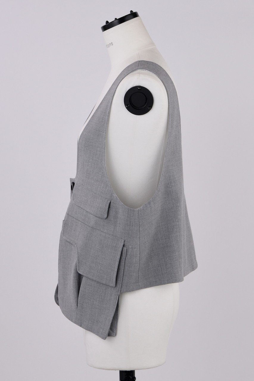 【ナゴンスタンス/nagonstans】のソフトウォームクロス Pocket vest/ベスト 人気、トレンドファッション・服の通販 founy(ファニー) 　ファッション　Fashion　レディースファッション　Fashion for Women　アウター　Coat / Outerwear Collection　レディースジャケット・軽アウター　Jackets　カッティング　Cutting Detail　カットソー　Cut and Sewn Top　ジャケット　Jacket, Outerwear　ベスト　Vest, Waistcoat　other-2|ID: prp329100004255633 ipo3291000000032933708