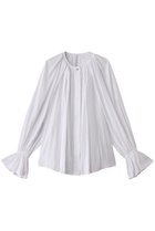 【デザイン ワークス/DESIGN WORKS】のメモリードビーブラウス 人気、トレンドファッション・服の通販 founy(ファニー) ファッション Fashion レディースファッション Fashion for Women トップス・カットソー Cut & Sew Tops シャツ・ブラウス・オフィスカジュアル Elegant Blouses & Button-Ups ギャザー Gathered, Ruffled スリーブ Sleeve, Long Sleeve / Short Sleeve フェミニン Feminine, Girly ロング Long, Long-Length thumbnail ホワイト|ID: prp329100004255635 ipo3291000000034955951