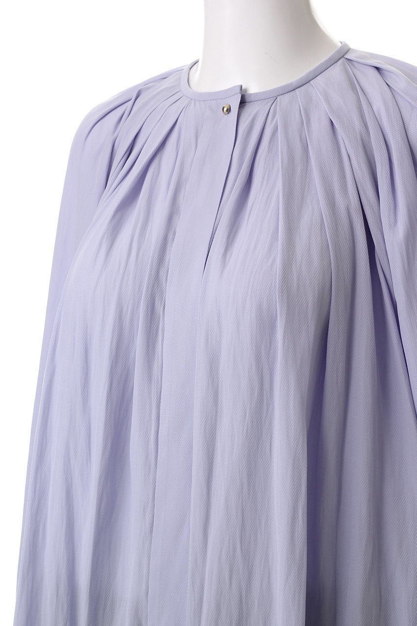 【デザイン ワークス/DESIGN WORKS】のメモリードビーブラウス 人気、トレンドファッション・服の通販 founy(ファニー) 　ファッション　Fashion　レディースファッション　Fashion for Women　トップス・カットソー　Cut & Sew Tops　シャツ・ブラウス・オフィスカジュアル　Elegant Blouses & Button-Ups　ギャザー　Gathered, Ruffled　スリーブ　Sleeve, Long Sleeve / Short Sleeve　フェミニン　Feminine, Girly　ロング　Long, Long-Length　other-5|ID: prp329100004255635 ipo3291000000034955962