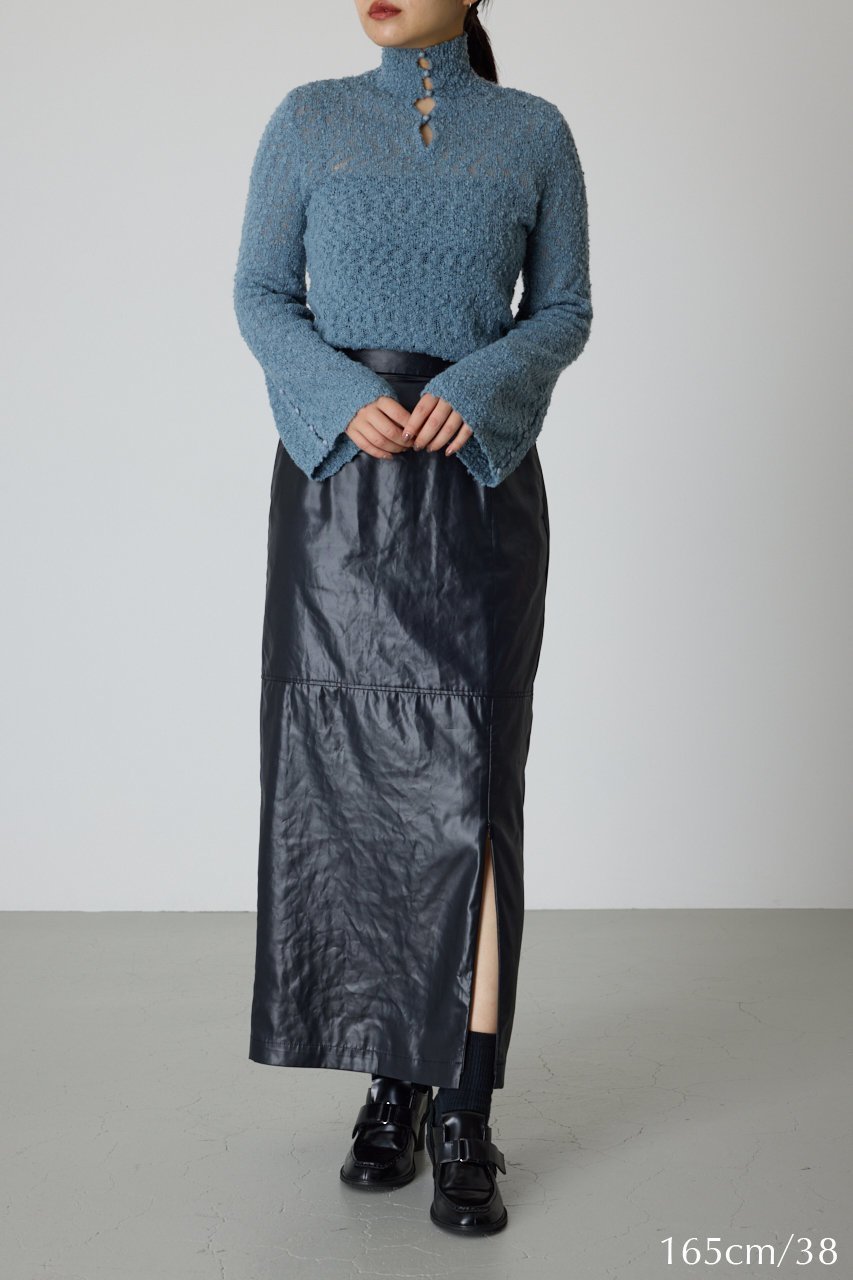 【リムアーク/RIM.ARK】のVintage satin I line SK/スカート 人気、トレンドファッション・服の通販 founy(ファニー) 　ファッション　Fashion　レディースファッション　Fashion for Women　スカート　Skirts　ロングスカート　Long Skirts / Maxi & Midi Skirts　サテン　Satin, Glossy Fabric　スリット　Slit, Slit Detail　フロント　Front, Front Design　ロング　Long, Long-Length　ヴィンテージ　Vintage Style　軽量　Lightweight, Ultra Light　other-8|ID: prp329100004255641 ipo3291000000034970798