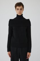 【リムアーク/RIM.ARK】のDocking off shoulder tops/トップス 人気、トレンドファッション・服の通販 founy(ファニー) ファッション Fashion レディースファッション Fashion for Women トップス・カットソー Cut & Sew Tops ニット Knit Tops & Sweaters カジュアルプルオーバー・ニットトップス Pullovers & Knit Tops / Casual Pullovers おすすめ Recommended / Our Picks ドッキング Docking, Mixed Material ハイネック High Neck, Mock Neck フィット Fit, Slim Fit thumbnail ブラック|ID: prp329100004255642 ipo3291000000034970170