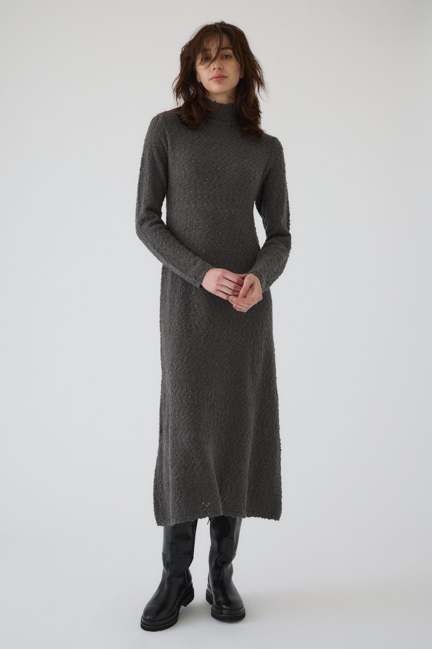 【リムアーク/RIM.ARK】のLoop yarn 2way OP/ワンピース 人気、トレンドファッション・服の通販 founy(ファニー) 　ファッション　Fashion　レディースファッション　WOMEN　ワンピース　Dress　チュニック　Tunic　シンプル　Simple　チュニック　Tunic　ロング　Long　other-2|ID: prp329100004255646 ipo3291000000032375932