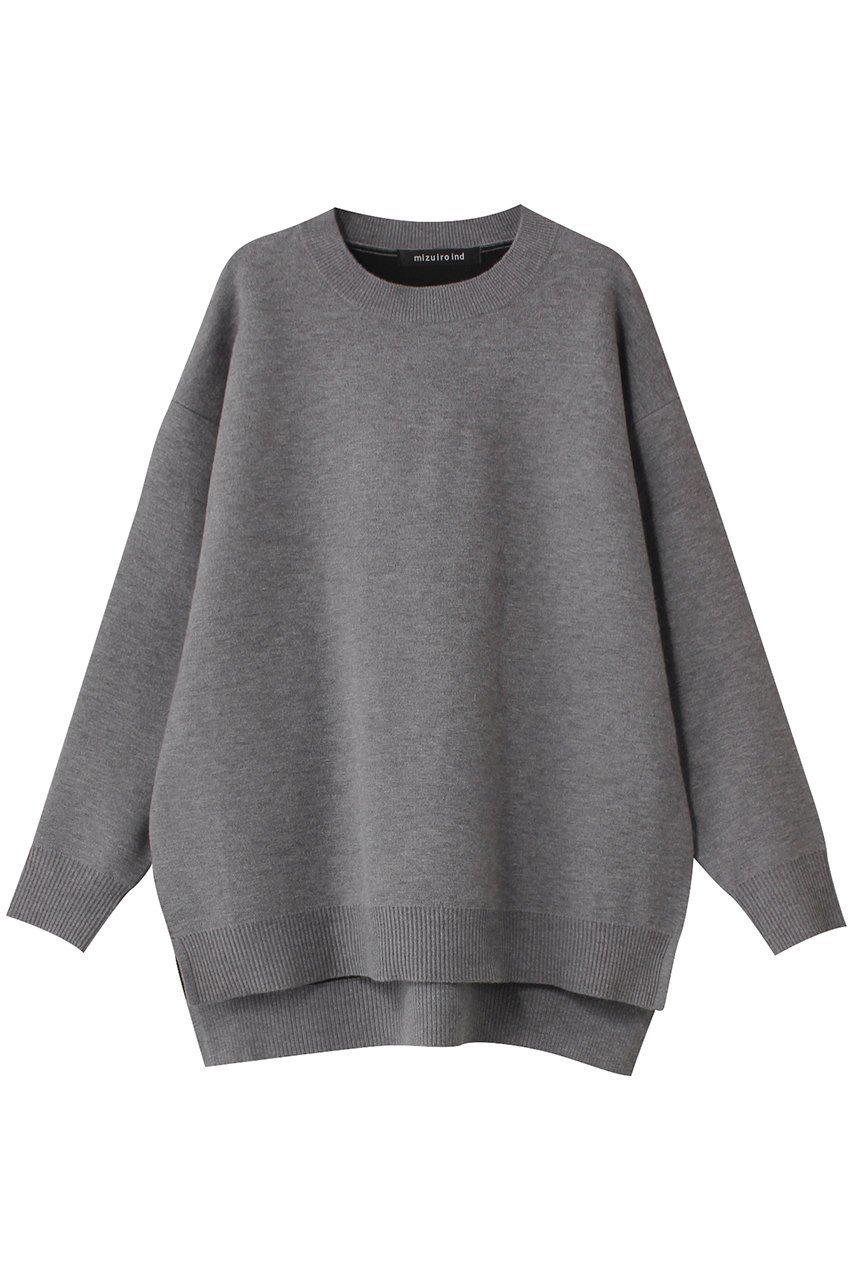 【ミズイロ インド/mizuiro ind】のcrew neck wide tunic チュニック インテリア・キッズ・メンズ・レディースファッション・服の通販 founy(ファニー) 　ファッション　Fashion　レディースファッション　WOMEN　ワンピース　Dress　チュニック　Tunic　シンプル　Simple　チュニック　Tunic　ファブリック　Fabric　リラックス　Relax　NEW・新作・新着・新入荷　New Arrivals　gray|ID: prp329100004255659 ipo3291000000029556035