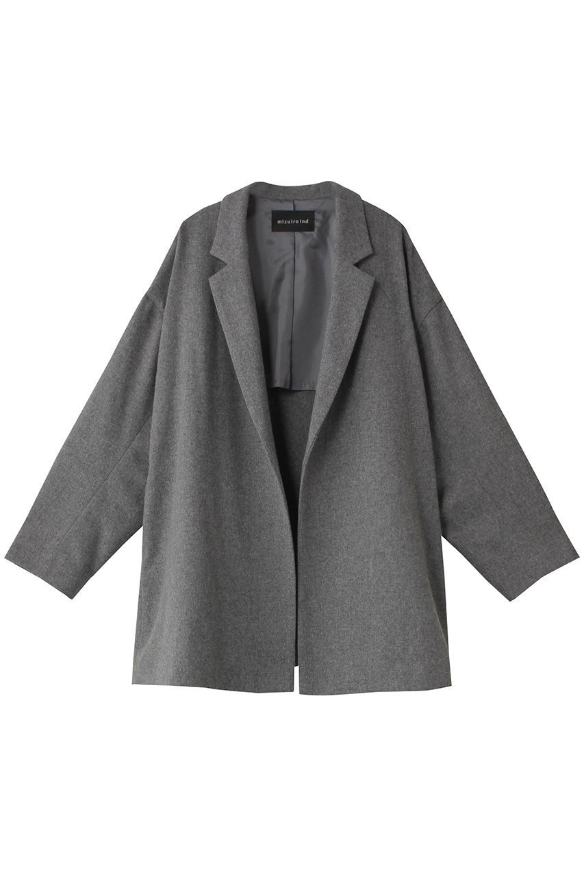 【ミズイロ インド/mizuiro ind】のwool blend tailored JK ジャケット インテリア・キッズ・メンズ・レディースファッション・服の通販 founy(ファニー) 　ファッション　Fashion　レディースファッション　Fashion for Women　アウター　Coat / Outerwear Collection　レディースジャケット・軽アウター　Jackets　カーディガン　Cardigan, Knitwear　ジャケット　Jacket, Outerwear　l.gray|ID: prp329100004255662 ipo3291000000032938515